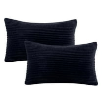 AQITTI Soft Corduroy Striped Velvet Rectangle Decorative Throw Pillow Cusion for Couch 12