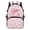 Pink Baseball Coquette Bow, variant on Pink Bow Bass Fish Adjustable Straps Backpack for College Students 17 Inch Roomy Bookbag for Laptop and Binders This Schoolbag Is Perfect for Teens Daily