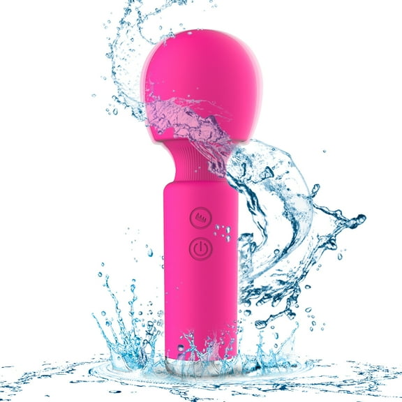 Artrylin Mini Personal Wand Massager, Waterproof & Quiet Vibrating Wand, 10 Patterns & Speeds, USB Rechargeable, Personal Massager for Women, for Deep Full Body Massage and Pain Relief