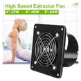 thumbnail image 2 of 4/6/8Inch Extractor Ventilation Fan Exhaust Fan Air Blower High Speed Bathroom Kitchen Toilet Air Vent Window Wall Fan ,Powerful and Efficient, 2 of 6