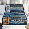 thumbnail image 2 of Personalized Custom Name to My Husband Blanket from Wife You are My Everything Husband Birthday Christmas Wedding Anniversary Bed Quilt Fleece Throw Blanket (30 x 40 in Baby Size), 2 of 5