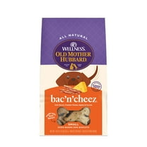Wellness Old Mother Hubbard Bac'N'Cheez Dog Biscuits, Natural, Training Treats, Bacon & Cheese Flavor, Small Size, (20 Ounce Bag)