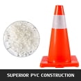 thumbnail image 2 of Base de PVC Traffic Cones VEVOR de 18 pulgadas con collares reflectantes x20, 2 of 9