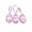 Purple, variant on EWSFHUI 3PCS Easter Hanging Eggs with Dots- Fabric Wrapped Easter Egg- Easter Tree Hanging Ornaments for Party Spring Home Garden Decoration (White)