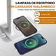 thumbnail image 3 of Lampara de Escritorio Led, Lampara con Cargador Inalambrico y Puerto de Carga USB, Botones Táctil, Iluminación de 5 Niveles Ajustables, Lámpara de Mesa con de Reloj y Pantalla Fecha (Blanco), 3 of 7