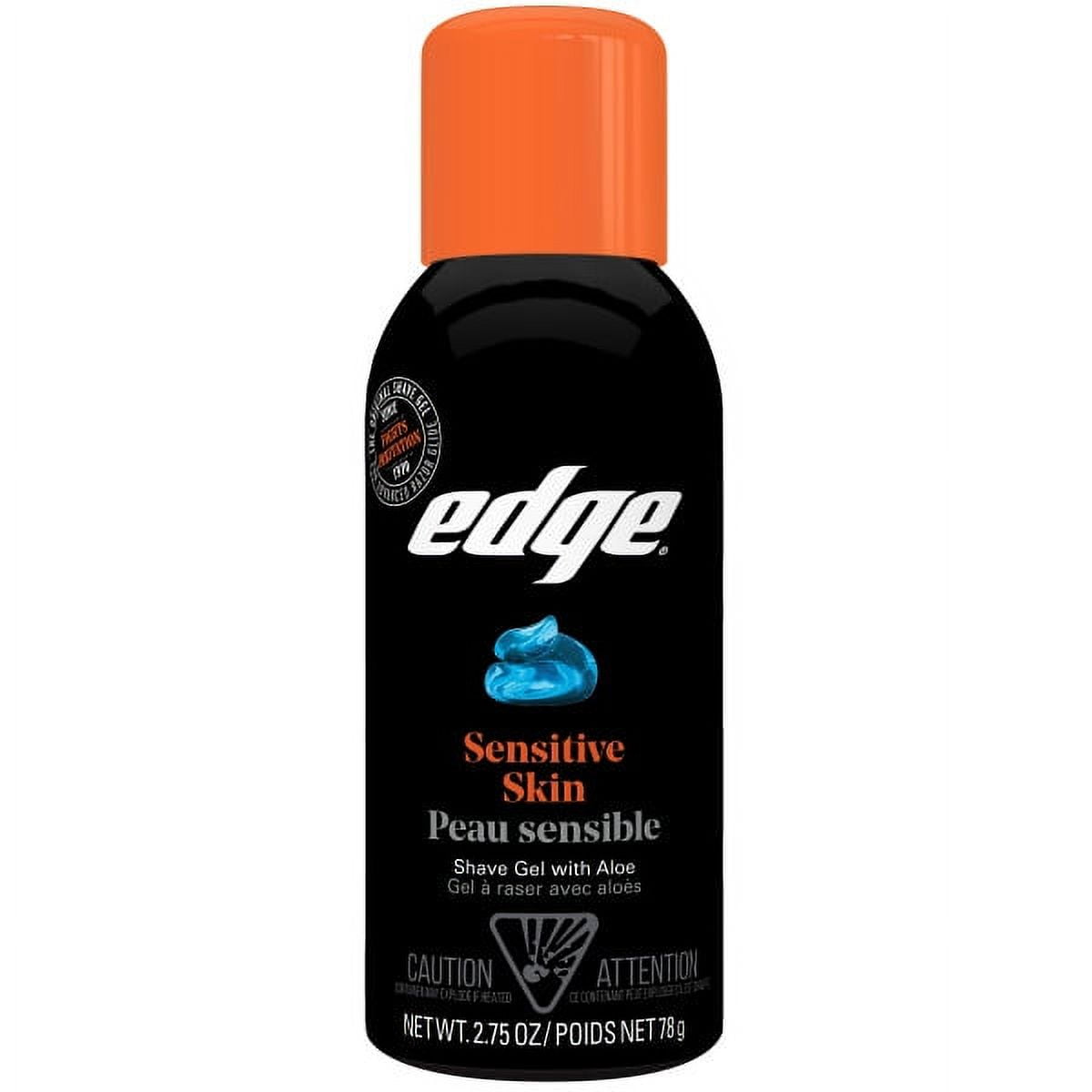 Edge Sensitive Skin Shave Gel for Men, 2.75oz (Pack of 2)