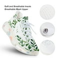 thumbnail image 3 of Watercolor, Green Leaves, Spring Walking Shoes for Men Woman Lightweight Tennis Fashion Elastic Sports Shoes Cushion Basketball Shoes, 3 of 7