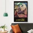 thumbnail image 4 of Gorillaz Wall Hanging Painting Wall Art Canvas Paintings Posters Home Decorations 08x12inch(20x30cm), 4 of 8