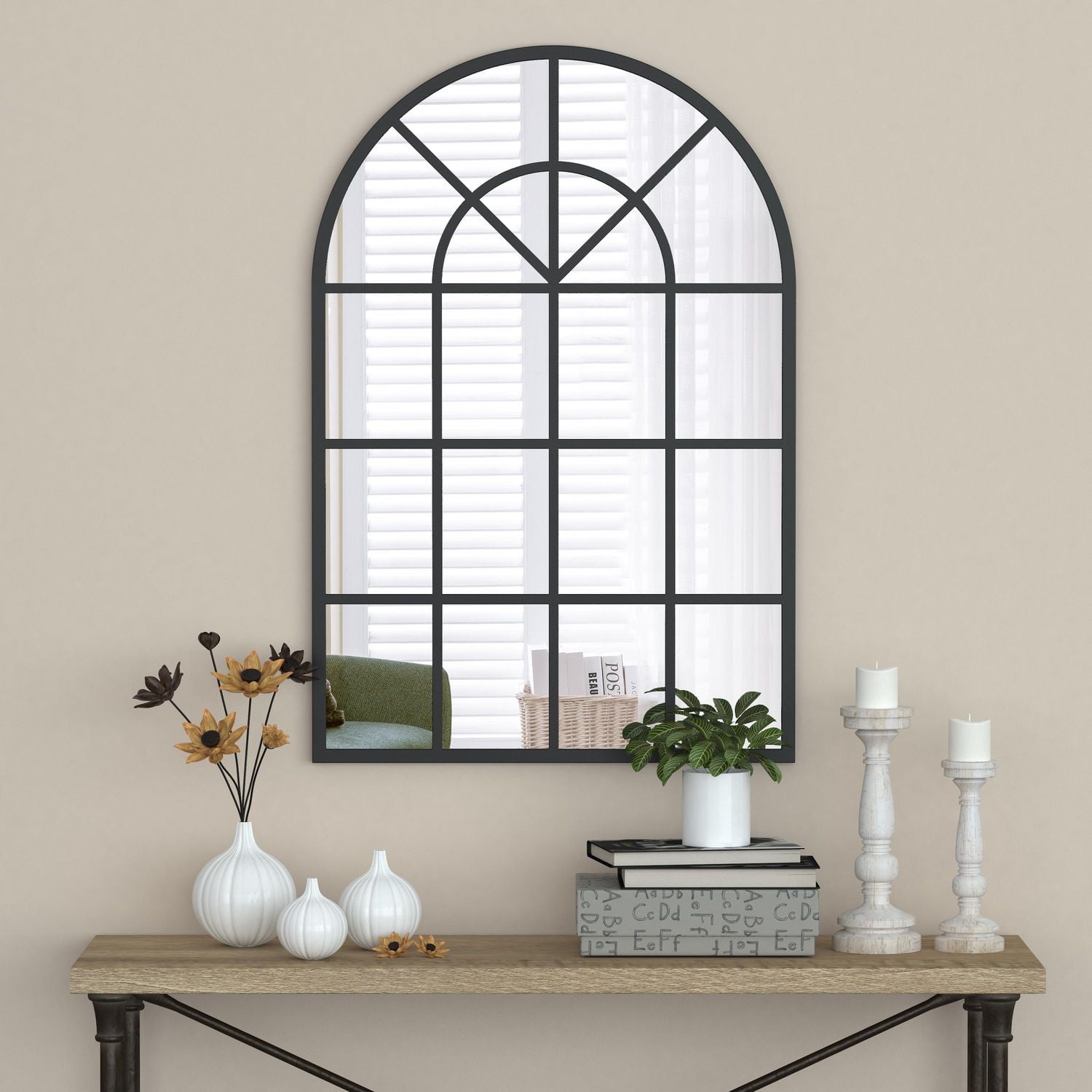 A&E Bath and Shower Dawa Black Bathroom Mirror