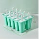 thumbnail image 5 of Moldes para paletas de silicona, 10 piezas, reutilizables, fáciles de desmoldar (10 cavidades, verde), 5 of 5