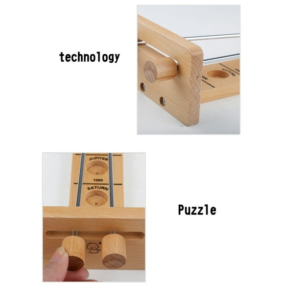 asddcavvf For Kids Wooden Adults Game with Metal Shoot Game Toy The Moon Novelty funny toy