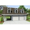 House Plan Gallery - HPG-0728 Garage Plan - Two Story Printed Blueprints - Simple to Build (5 Printed Sets)