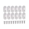thumbnail image 3 of HINTRMENT 30 Pcs Assiette de Réparation en Acier Inoxydable pour Projets de Meubles, 3 of 4