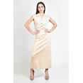 thumbnail image 1 of Vestido midi con detalle drapeado Roman Fashion /Juvenil, 03251 (Beige) beige EG, 1 of 5