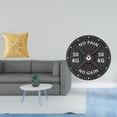 thumbnail image 2 of Funda de almohada,Fundas de cojín para sofá cama,funda de almohada cuadrada,Reloj de gimnasio,Reloj de pared con barra para gimnasio en casa Reloj de culturismo,Sala de entrenamiento, 2 of 8