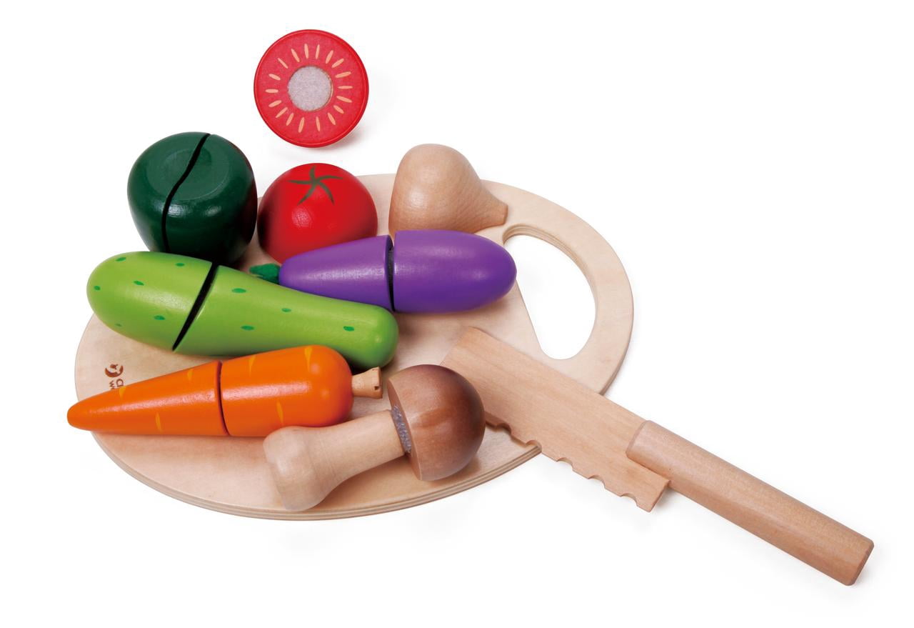 Classic World Wooden Vegetable Cutting Display
