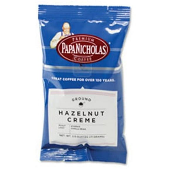 Papanicholas Coffee Co  Premium Coffee, Pre-Ground, 2.5oz., Hazelnut Creme