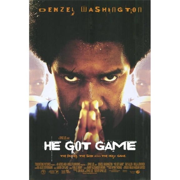 Pop Culture Graphics MOVAF3943 He Got Game Movie Poster Print, 27 x 40