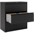 thumbnail image 7 of Hirsh 36" Wide 3 Drawer Metal Lateral File Cabinet - Black - 2 units total, 7 of 7