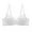 White, variant on Guluxicc Womens Bras Lace Breathable No Underwire Bralette Wireless Everyday Bra, Black, S