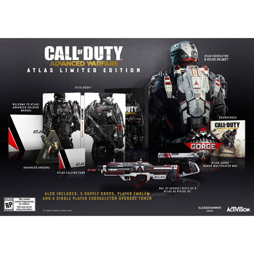 Activision Cod Advanced Warfare Atlas Limited Edt Walmart Com - atlas corporation roblox