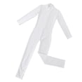 thumbnail image 3 of RUNQHUI Kids Girls Long Sleeves Ballet Dancewear Catsuit Unitard Toddler Full Body Gymnastics Leotard Ivory 3XL, 3 of 7