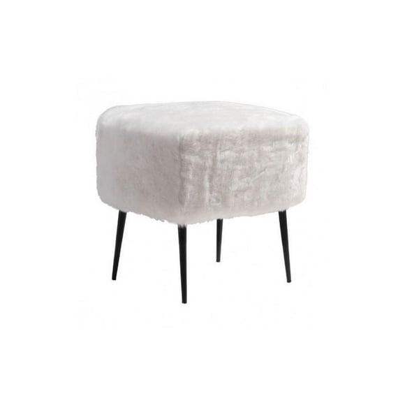 Taburete Kessa Muebles Fuzz - blanco 100192