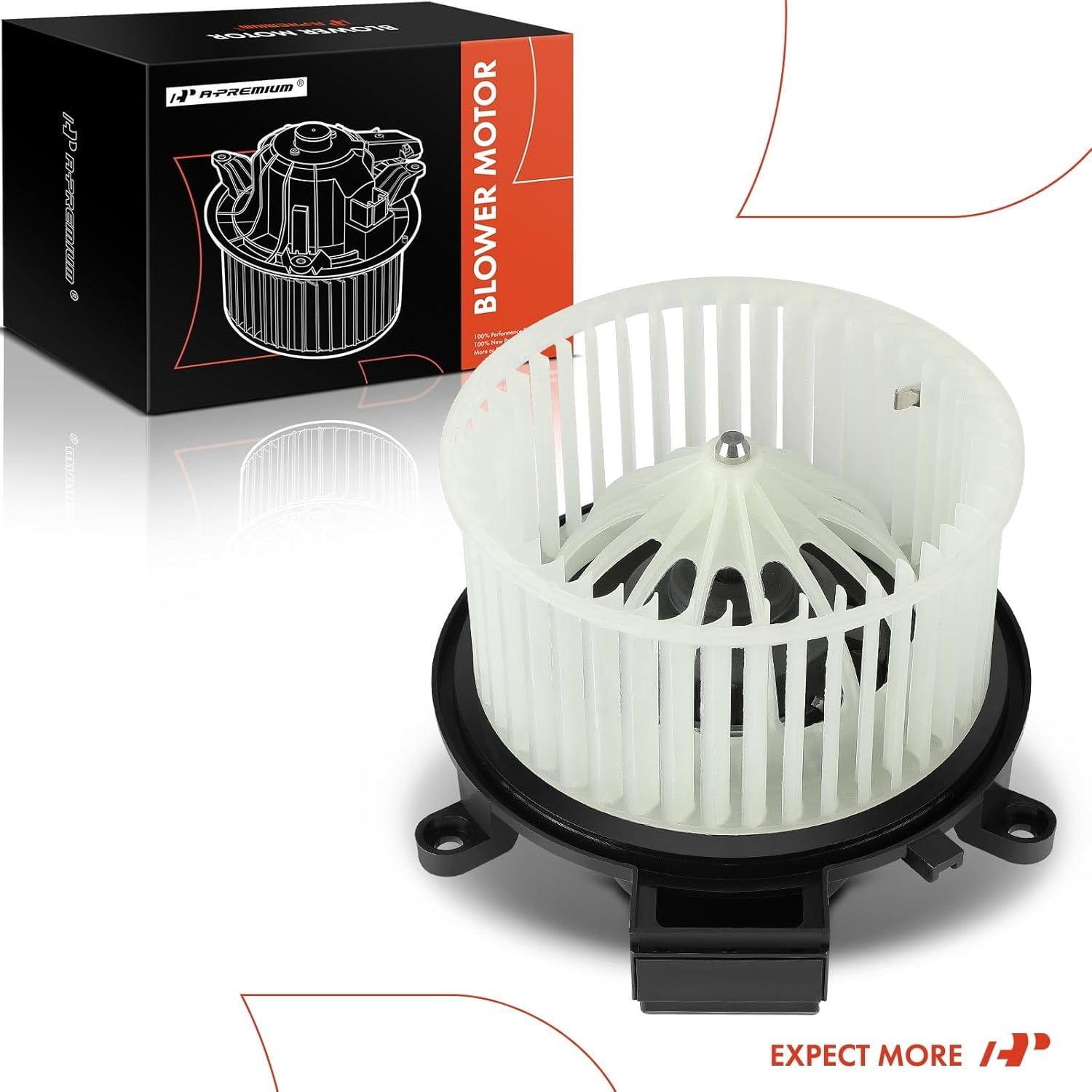 A-Premium Rear Heater Blower Motor with Fan Cage Replacement for Dodge Caravan Grand Caravan Town & Country 2001-2016 Pacifica 2017-2019 5183147AA