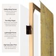 thumbnail image 4 of Oriental Furniture 6 ft. Tall Olive Prairie Canvas Room Divider - 3 Panel, 4 of 7