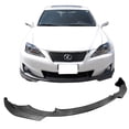 thumbnail image 2 of Ikon Motorsports Compatible with 11-13 Lexus IS250 IS350 IK Front Bumper Lip Spoiler Body Kits Polyurethane PU, 2 of 3