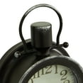 thumbnail image 5 of DecMode 9" Black Metal Stopwatch Style Clock, Set of 2, 5 of 9