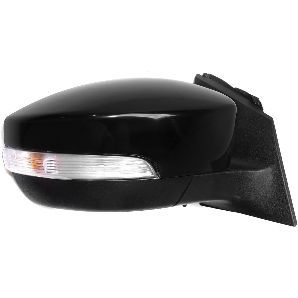 For Ford Focus 2012 2013 2014 Door Mirror Passenger Side | Non-Heated | Power Glass | Paintable | Manual Folding | With Signal Light | W/ Blind Spot Glass | Replacement For FO1321463 | CP9Z17682CA-PF