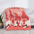 thumbnail image 3 of Yiaed Gnomes Hold The Letters LOVE Print Blanket Throw Blanket Soft Cozy Flannel Blanket for Home Bed Sofa Couch Chair-50"x40", 3 of 6