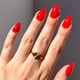 thumbnail image 1 of Press On Nails, glamnetic, rojo intenso, opaco, brillante, corto, almendra, 1 of 6