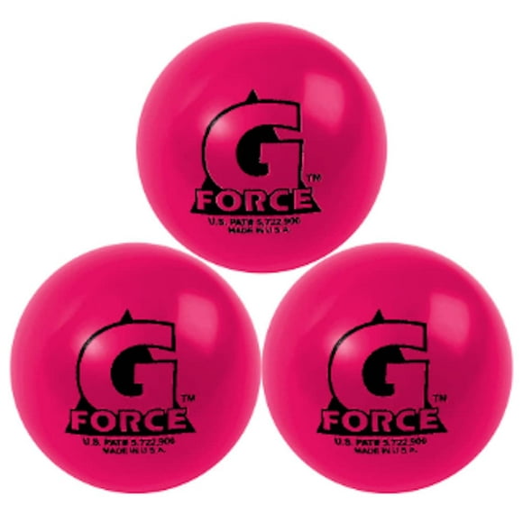 Mylec Cool Weather Liquid Filled G-Force Hockey Balls, (Pack of 3) PINK