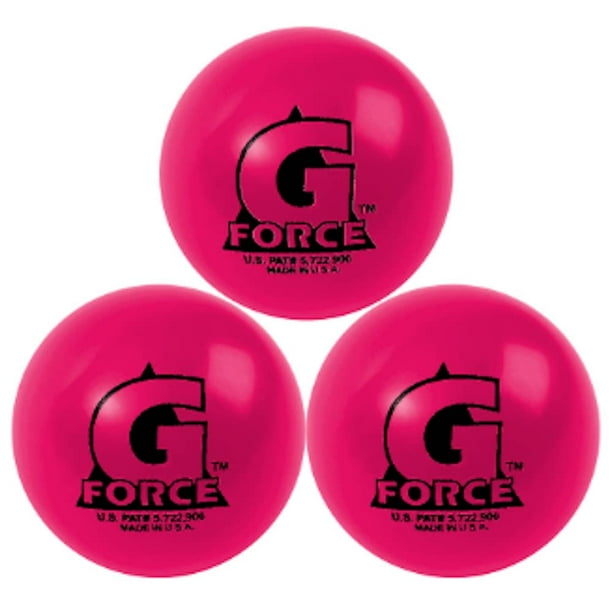 Mylec Balles de Hockey G-Force Remplies de Liquide Froid (Pack de 3) Rose