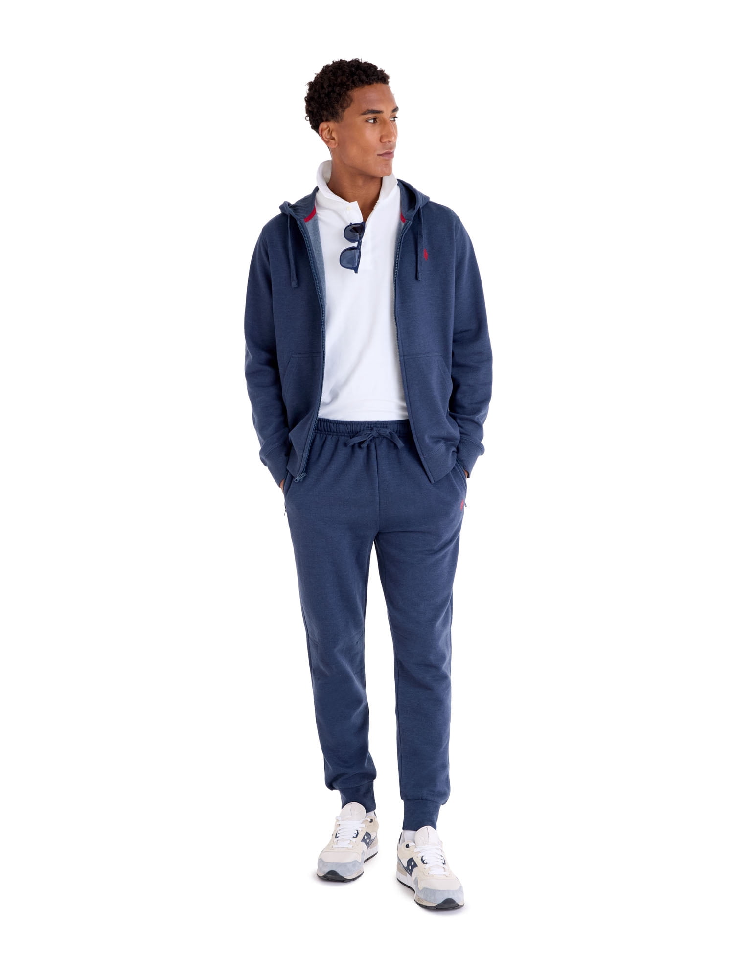 U.S. Polo Assn. Men's Everyday Full Zip Fleece Hoodie