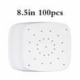 thumbnail image 3 of fastboy 100 Pieces Air Fryer Liner Bakery Baking Mat Cookware Kitchenware 8.5 inch, 3 of 6