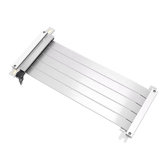 Double Reverse PCIe4.0 x16 Risers Cable 20cm Optimized Airflows for Enhances Cooling and Stability