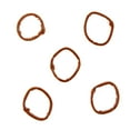 thumbnail image 3 of Milaget 5PCS PU Cuir Montre Bracelet Titulaire Boucle de Garde de Remplacement Brun, 3 of 7