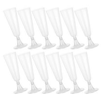 OATIPHO  Sturdy Transparent Plastic Wine Glasses Elegant Home Decor
