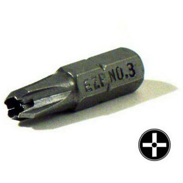19933 1 in. No. 3 Security Phillips Insert Bit Walmart