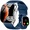 Blue, variant on Smart Watch Fits for Android and iPhone, 2.01" AMOLED HD Curved Screen, Bluetooth Calls/Answer, Fitness Tracker, 110+ Sport Modes, Smart Watch for Men Women, IP68 Waterproof Smartwatch, Gifts