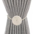 thumbnail image 5 of VALSEEL Clearance Curtain Tiebacks, Curtain Ties For Drapes, Alloy Circular Curtain Tie Backs, Modern Curtain Holdbacks For Thin Or Thick Home & Office Window Draperies 1PC, 5 of 6