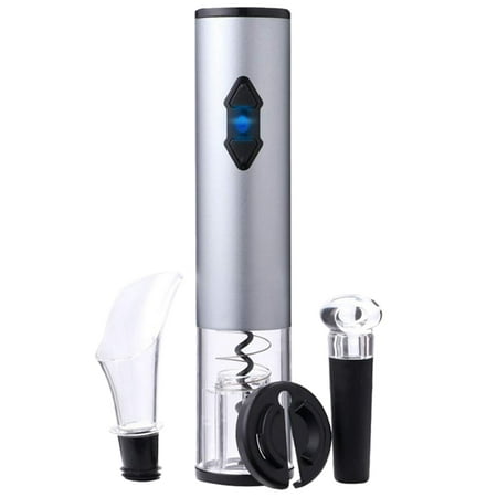 

Electric Wine Opener Set Electrical Wine Opener Battery Operated over Wine Saver Vacuum Stoppers Wine Pourer Foil Cutter