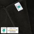 thumbnail image 4 of Jessy Home 8 Piece Home Collection Ultra Soft Cozy Black Brown Towels 700 GSM Plush Towel Set, 4 of 8