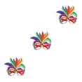 thumbnail image 1 of Gafas de carnaval Wosthever DIY Plume marco divertido colorido Type1 NO1, 1 of 6