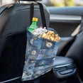 thumbnail image 4 of Yuyamidu Cowboy Car Garbage Bag Daisy Car Trash Bag Hanging Car Back Seat Organizer Foldable Car Storage Bag Accessories Garbage Bin for Automotive Car SUV Truck, 1 Piece, 4 of 7
