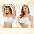 thumbnail image 2 of Ediodpoh Women's Comfortable and Bra Wrapped Chest Strapless Non Wrapped Bra Womens Bras White M, 2 of 8