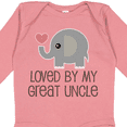 thumbnail image 4 of Inktastic My Great Uncle Loves Me Boys or Girls Long Sleeve Baby Bodysuit, 4 of 5